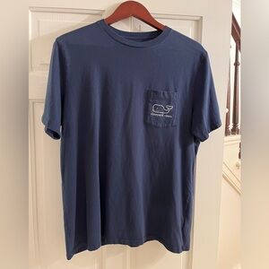 Vineyard Vines Men's Navy Pocket Tee